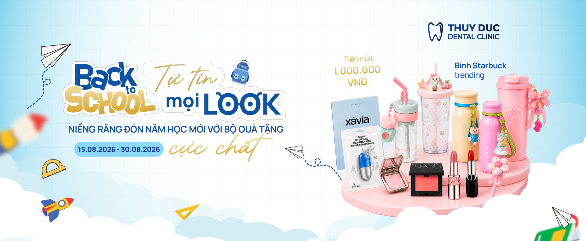 Back to school - Quà tặng siêu hấp dẫn